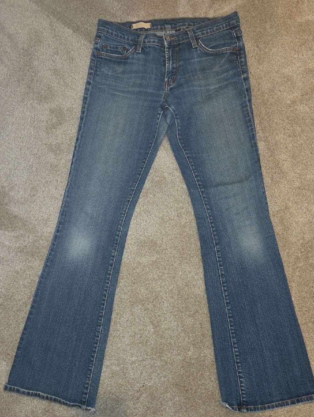 Red Engine Women's Faded Blue Boot Cut Jeans